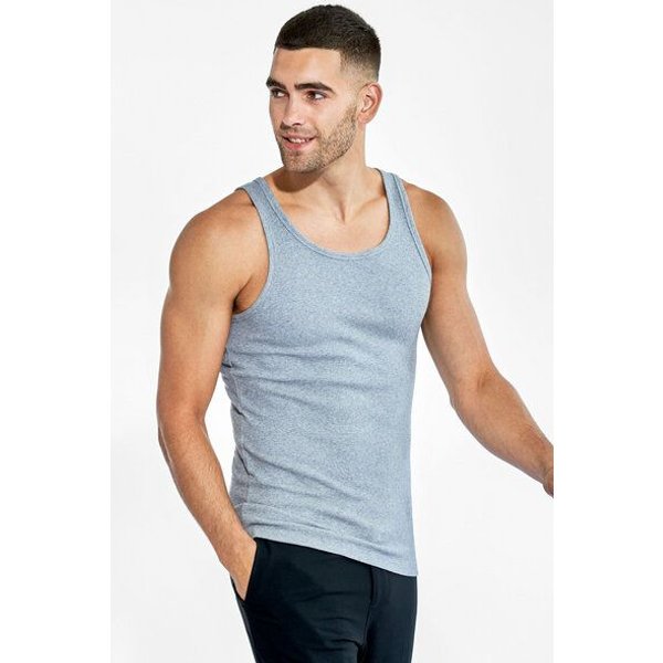 Bread & Boxers 2-Pack Tanktops RIBBED aus Bio-Baumwolle