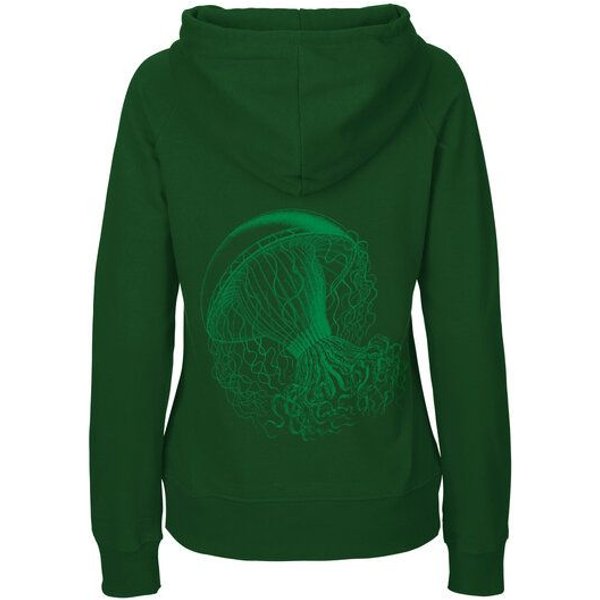 HANDGEDRUCKT "Medusa" Frauen Hoody Neutral