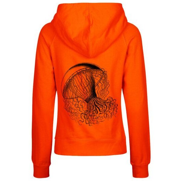 HANDGEDRUCKT "Medusa" Frauen Hoody Neutral