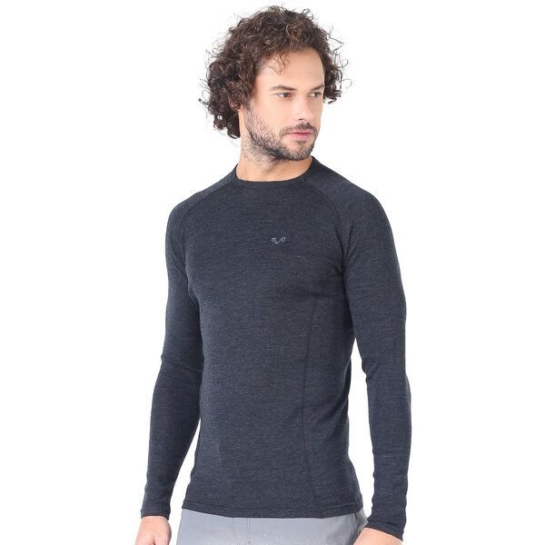 Woolona Langarmshirt - REMUS - 100% Merinowolle