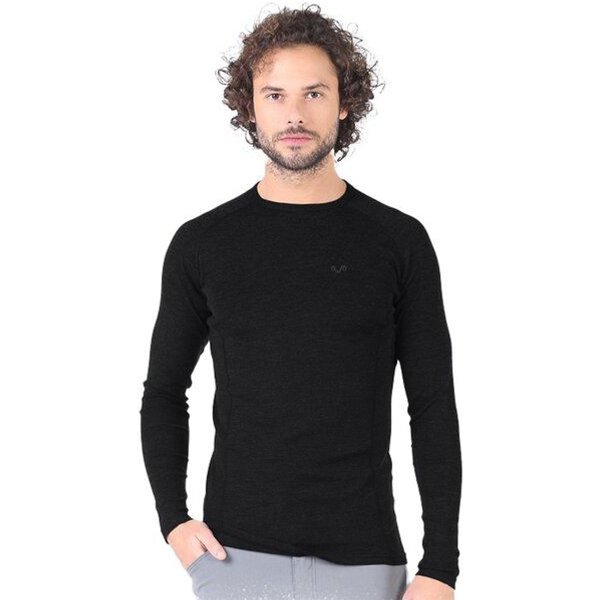 Woolona Langarmshirt - REMUS - 100% Merinowolle