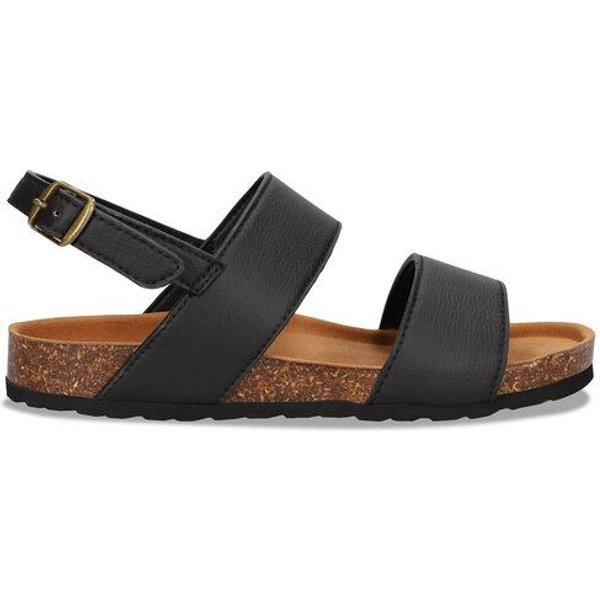 Nae Vegan Shoes NAE - Mak Schwarze Vegane Flats in AppleSkin