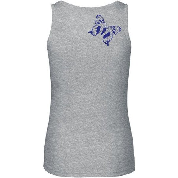 HANDGEDRUCKT "Tagpfauenauge 01" Frauen Tank Top Neutral