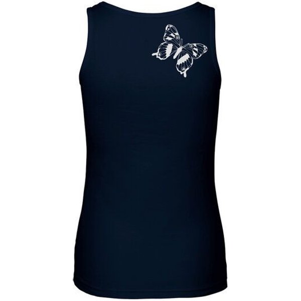 HANDGEDRUCKT "Tagpfauenauge 01" Frauen Tank Top Neutral