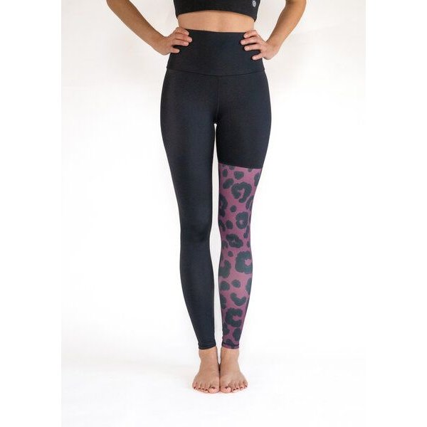 Arctic Flamingo Blickdichte Yoga Leggings, High Waist Damen Yoga Hose aus 78% ECONYL® regeneriertem Nylon