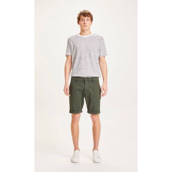 KnowledgeCotton Apparel Shorts - CHUCK regular chino poplin shorts