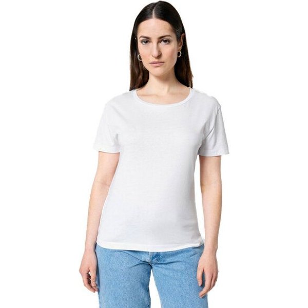 YTWOO Damen-Scoop-Neck-T-Shirt aus Bio-Baumwolle