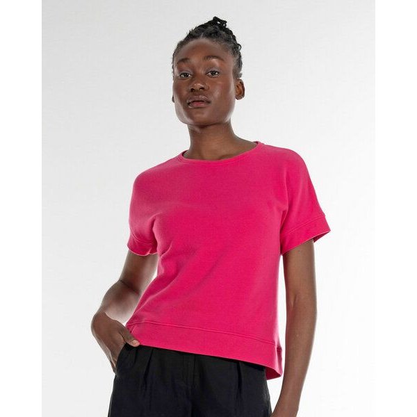 Alma & Lovis Kurzarmsweat aus Bio-Baumwolle | Cosy Shirt