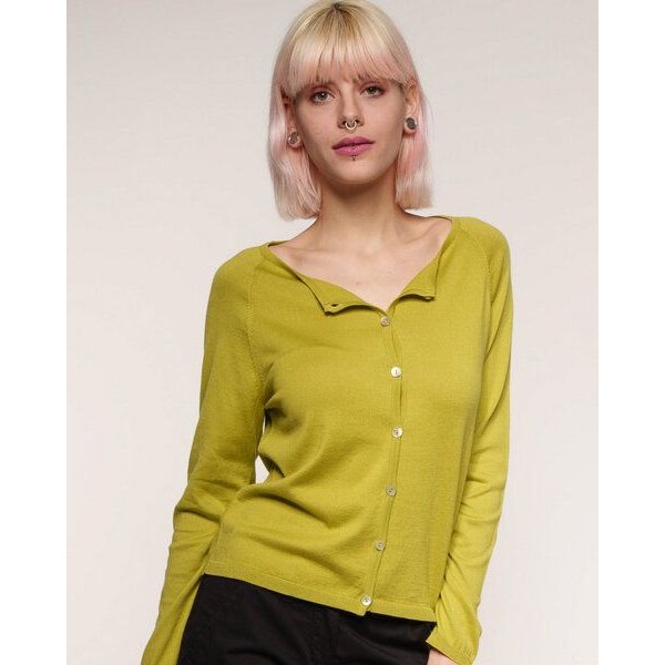 Alma & Lovis Leichter Feinstrick-Cardigan aus reiner Bio-Baumwolle | Cotton Cardigan