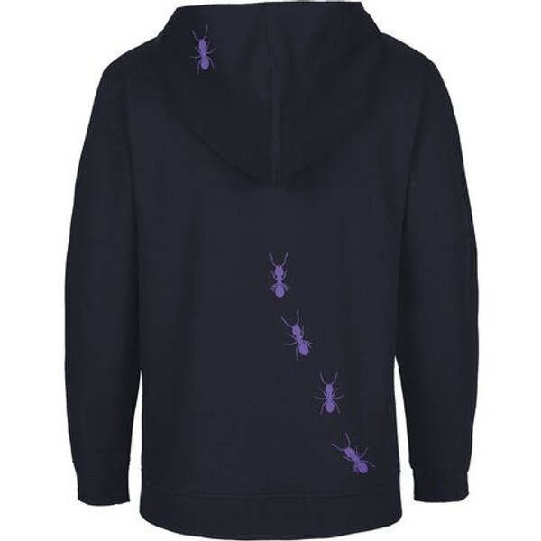 HANDGEDRUCKT "Ameisen" Kinder Zip Hoody Neutral