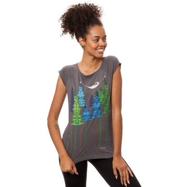 FellHerz Damen T-Shirt Wood Girl aus 100% Biobaumwolle