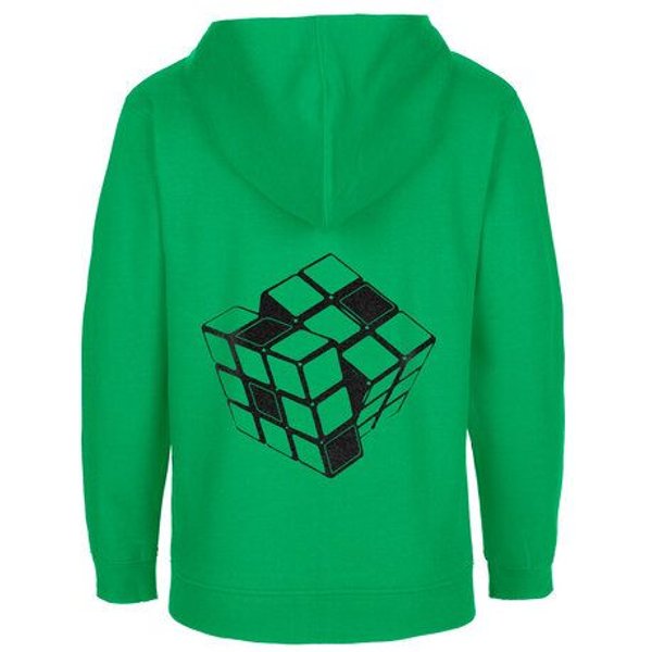 HANDGEDRUCKT "Rubi" Kinder Zip Hoody Neutral