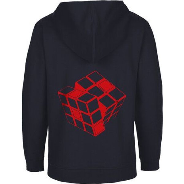 HANDGEDRUCKT "Rubi" Kinder Zip Hoody Neutral