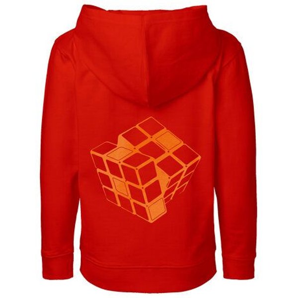 HANDGEDRUCKT "Rubi" Kinder Zip Hoody Neutral