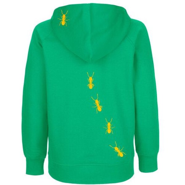 HANDGEDRUCKT "Ameisen" Kinder Hoody Neutral