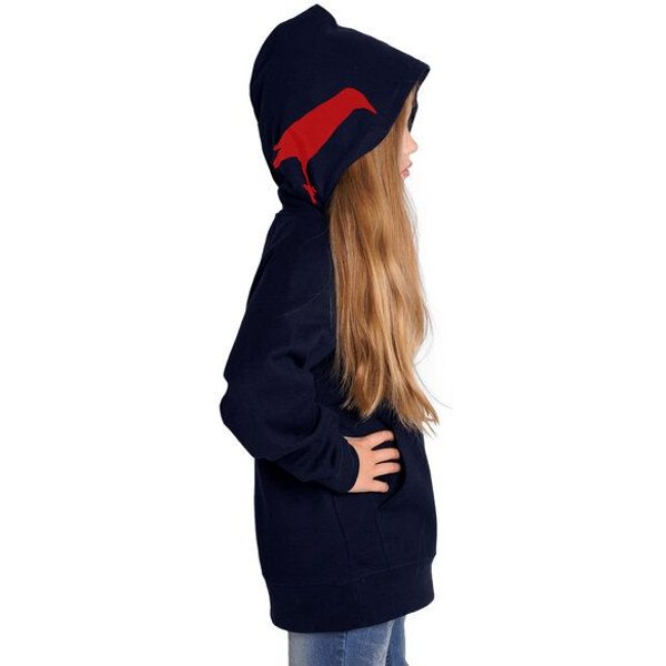 HANDGEDRUCKT "Der Rabenflüsterer" Kinder Hoody Neutral