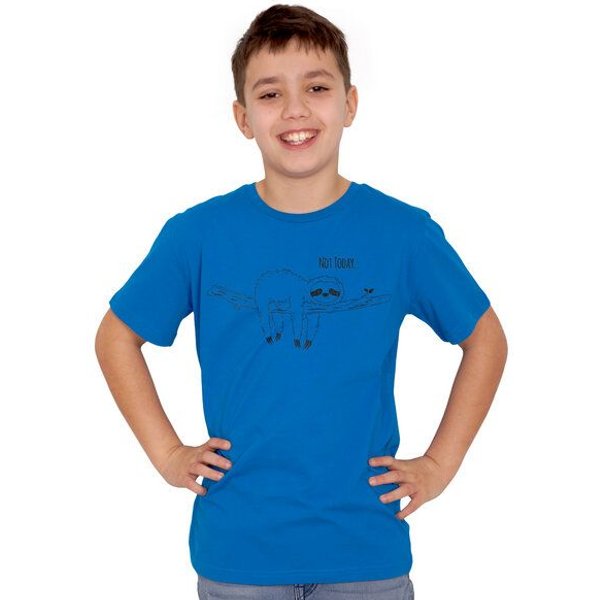 HANDGEDRUCKT "Not Today..." Unisex Kinder T-Shirt Earth Positive
