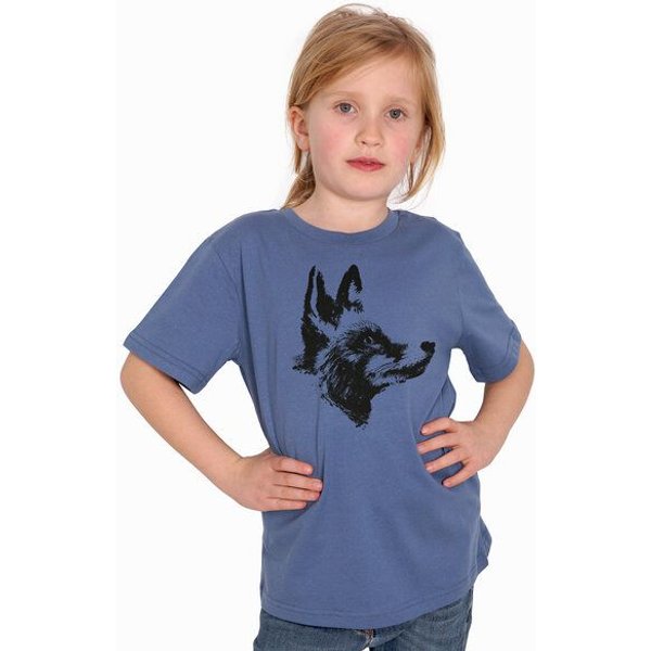 HANDGEDRUCKT "Reineke Fuchs" Unisex Kinder T-Shirt Earth Positive