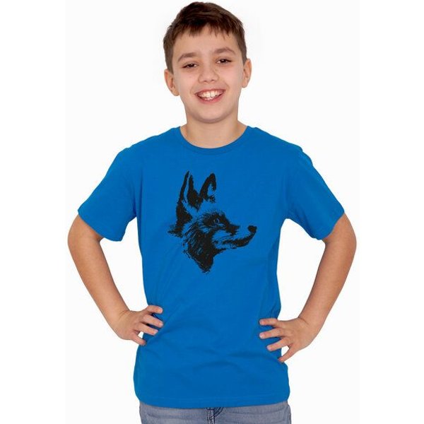 HANDGEDRUCKT "Reineke Fuchs" Unisex Kinder T-Shirt Earth Positive