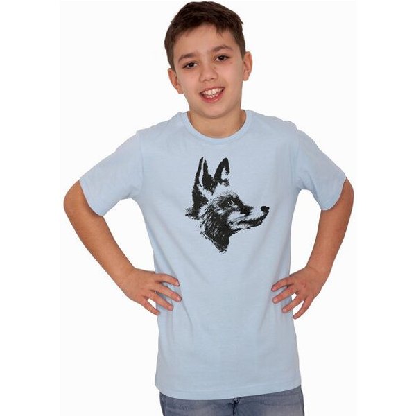 HANDGEDRUCKT "Reineke Fuchs" Unisex Kinder T-Shirt Earth Positive