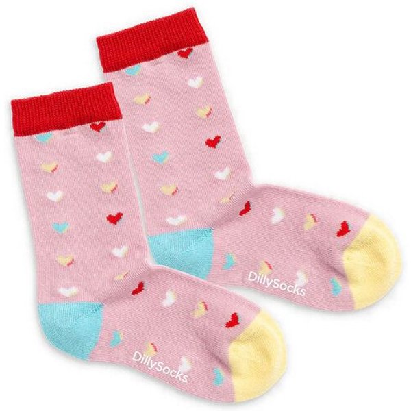 DillySocks Kindersocken Lil Sweet heart of mine aus Biobaumwoll-Mix