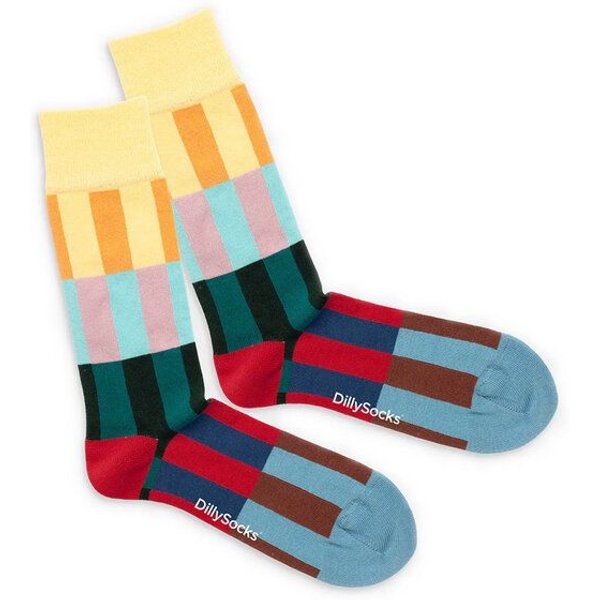 DillySocks Socken Beach Chairs aus Biobaumwoll-Mix