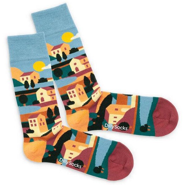 DillySocks Socken Southern Living aus Biobaumwoll-Mix