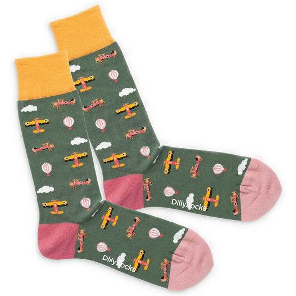 DillySocks Socken Flying Circus aus Biobaumwoll-Mix