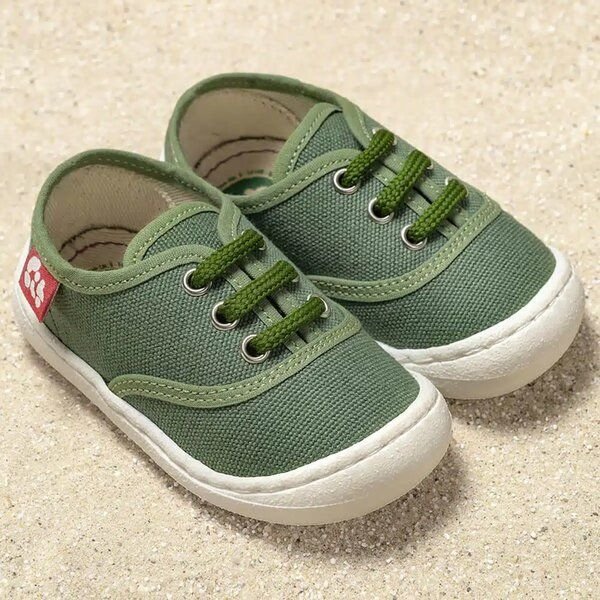 Pololo leichter Sommersneaker "Pepe" aus Baumwolle (Bio kbA), Größen 20-27