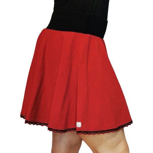 liebewicht weiter Rock aus Bio Jersey für Damen