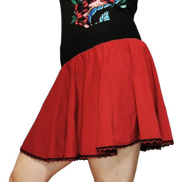 liebewicht weiter Rock aus Bio Jersey für Damen