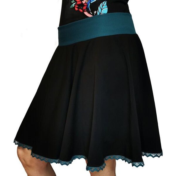 liebewicht weiter Rock aus Bio Jersey für Damen