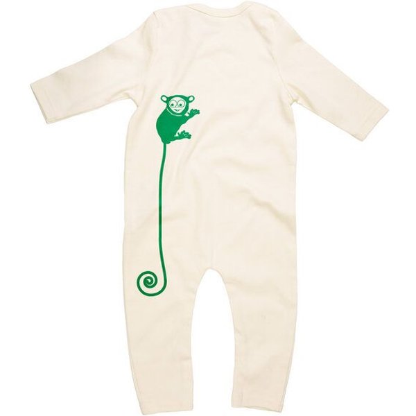 HANDGEDRUCKT "Teeny Weeny Goblin" Baby Jumpsuit Earth Positive