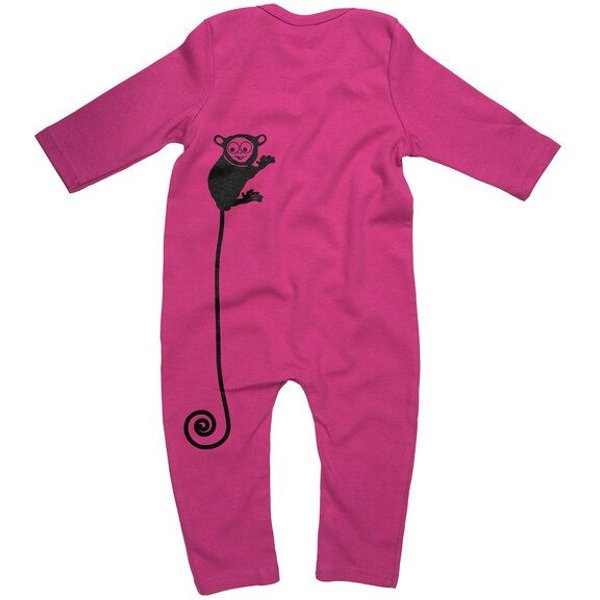 HANDGEDRUCKT "Teeny Weeny Goblin" Baby Jumpsuit Earth Positive
