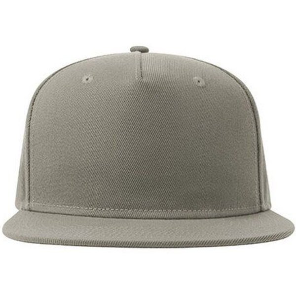 Atlantis Headwear Atlantis recycelte Flat-Cap mit Kunststoffverschluss