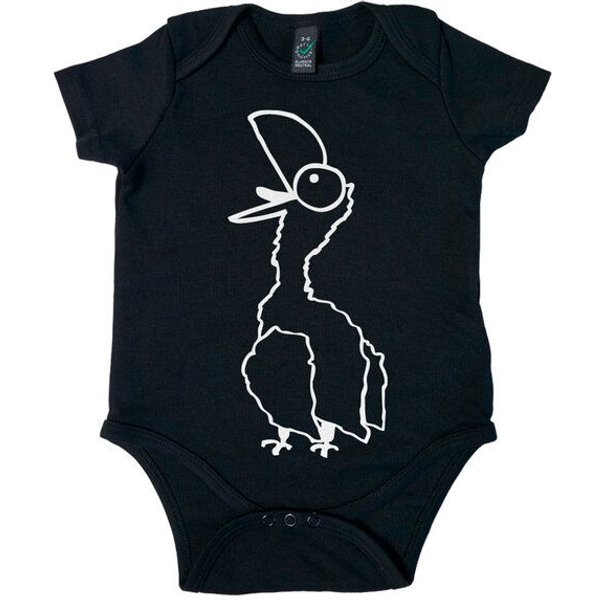HANDGEDRUCKT "Schreihals" Baby Body Earth Positive