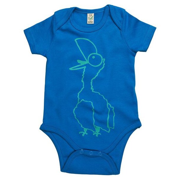 HANDGEDRUCKT "Schreihals" Baby Body Earth Positive