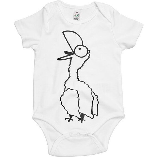 HANDGEDRUCKT "Schreihals" Baby Body Earth Positive