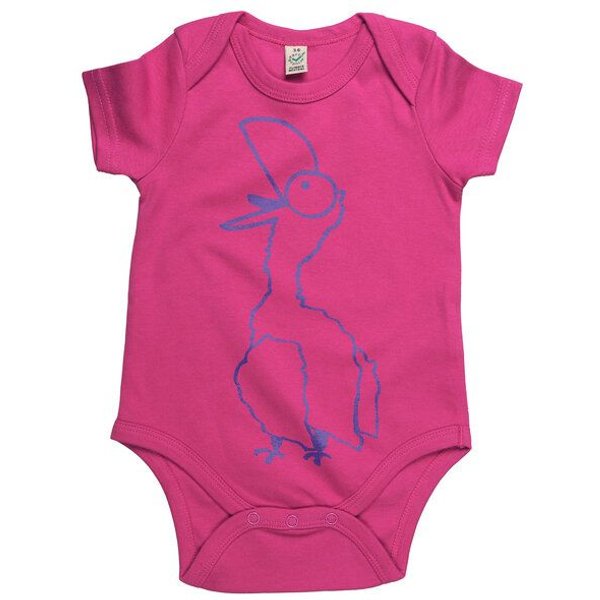 HANDGEDRUCKT "Schreihals" Baby Body Earth Positive