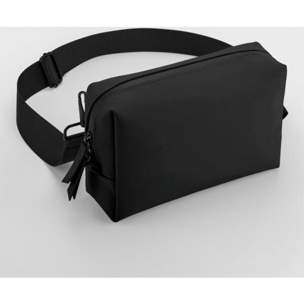 BagBase Cross Body Umhängetasche Handtasche Schultertasche Recycling Material mit matter PU - Beschichtung