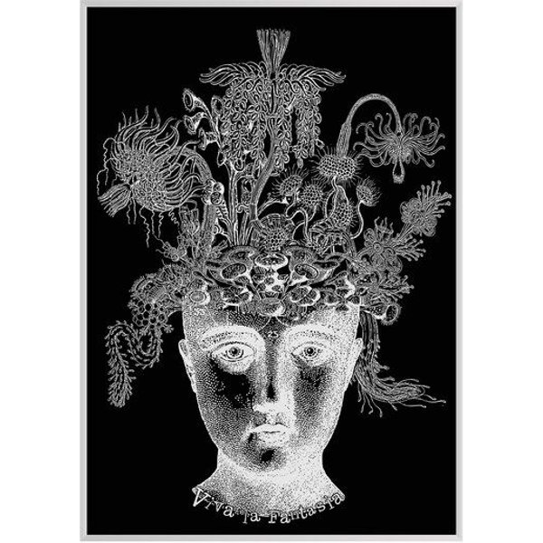 HANDGEDRUCKT "Viva la Fantasia" A2 Hand-Siebdruck-Poster