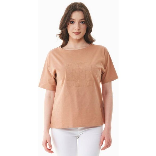 ORGANICATION T-Shirt aus Bio-Baumwolle mit Stickerei