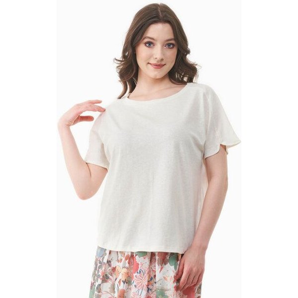 ORGANICATION T-Shirt aus Bio-Baumwolle und Leinen