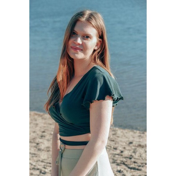 Vivien Joy Wickeltop mit Schmetterlingsärmel - Farrah