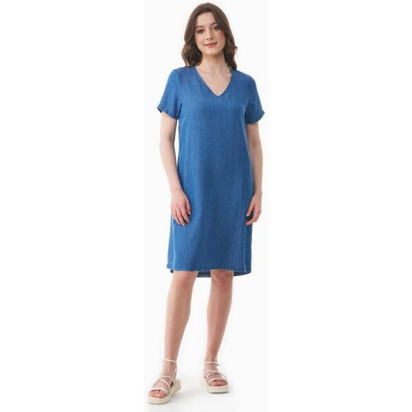 ORGANICATION Kleid aus TENCEL Lyocell in Denim-Optik