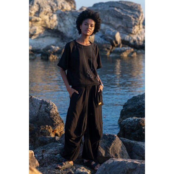 KOKOworld Hose Box aus Viskose & Leinen – bequem & nachhaltig, Unisex