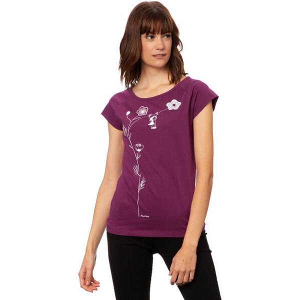 FellHerz Damen Raglan T-Shirt Schaukelmädchen aus 100% Biobaumwolle