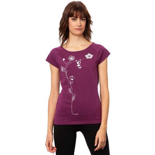 FellHerz Damen Raglan T-Shirt Schaukelmädchen aus 100% Biobaumwolle