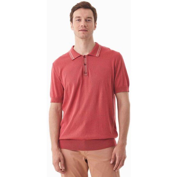 ORGANICATION Strick-Poloshirt aus Bio-Baumwolle
