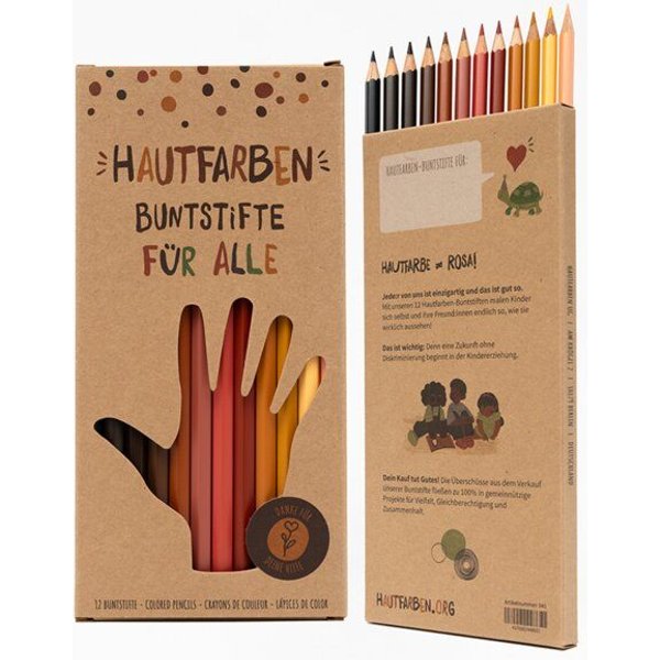 “Buntstifte für alle” in Hautfarben